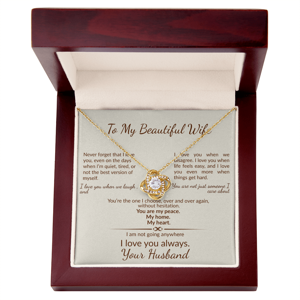 Never Forget That I Love You-Gift to My Wife