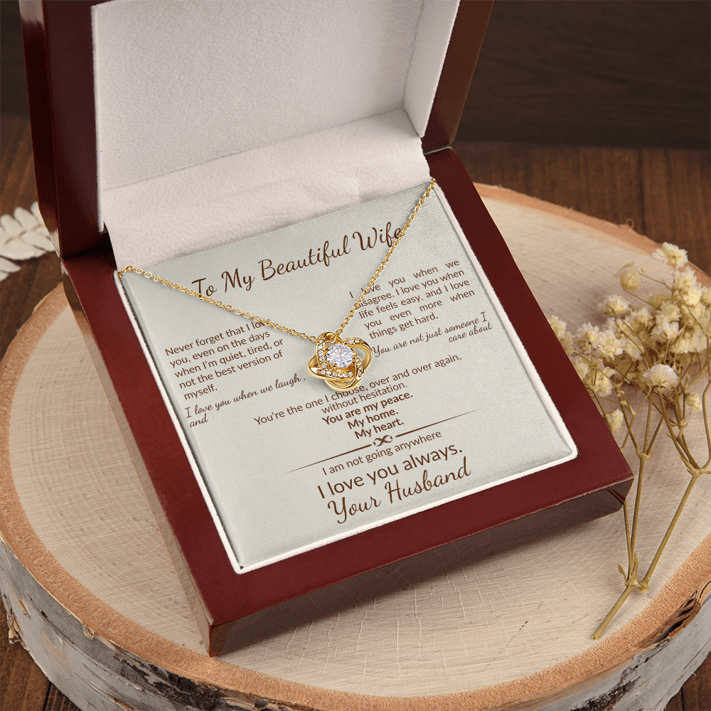 Never Forget That I Love You-Gift to My Wife