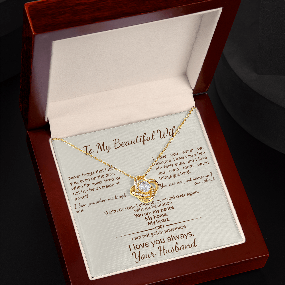 Never Forget That I Love You-Gift to My Wife