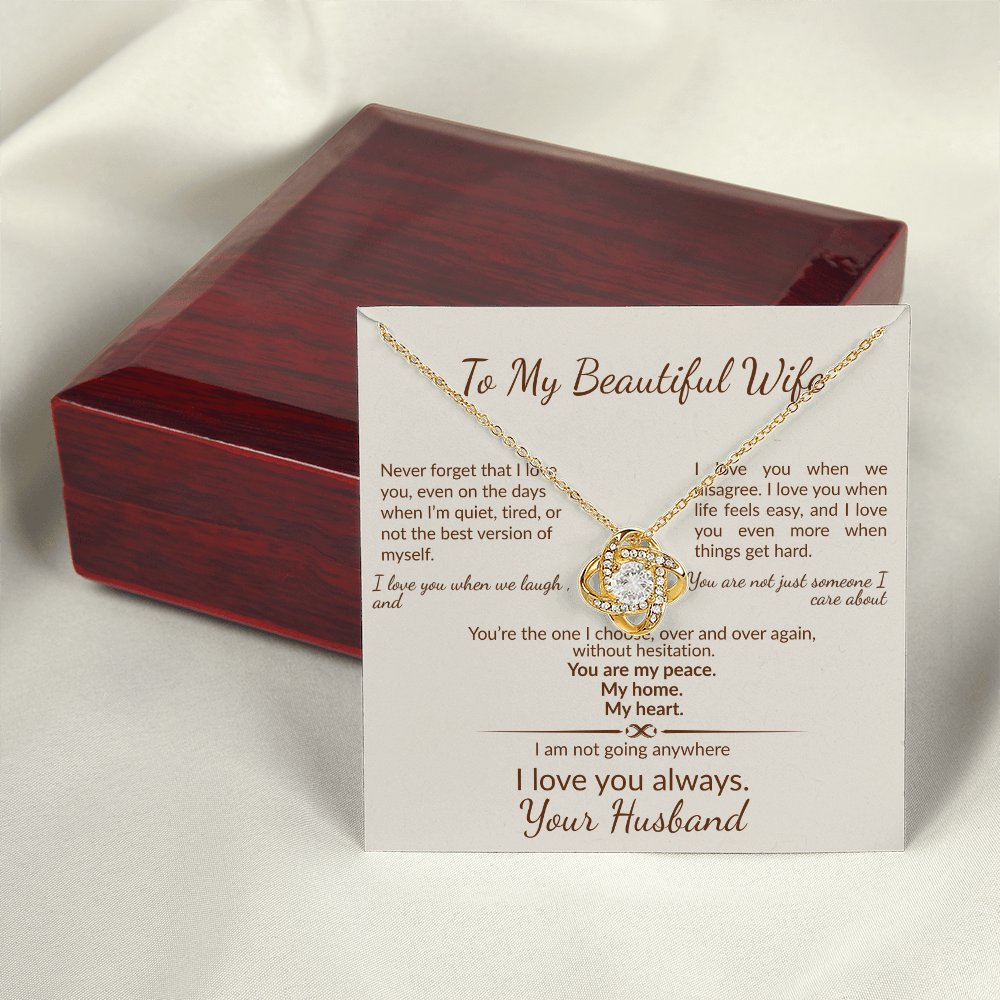 Never Forget That I Love You-Gift to My Wife