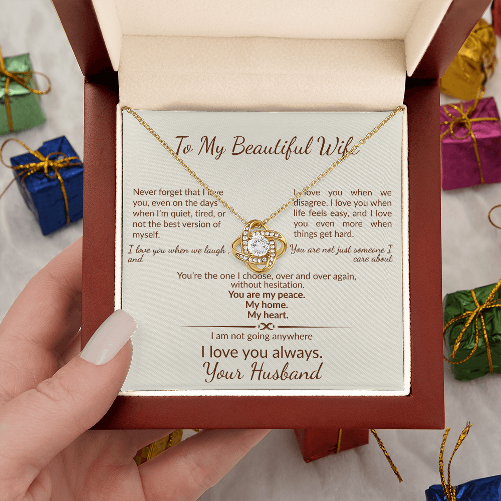 Never Forget That I Love You-Gift to My Wife