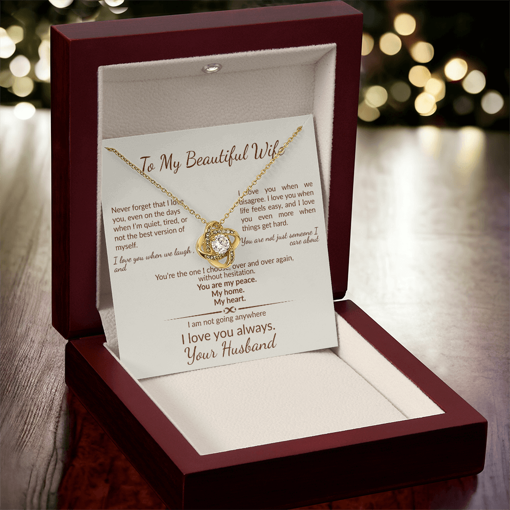 Never Forget That I Love You-Gift to My Wife