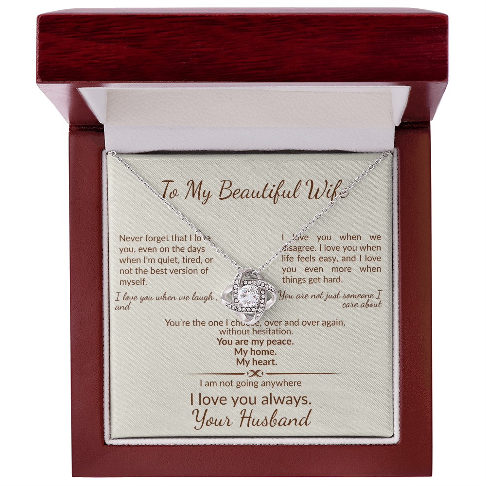 Never Forget That I Love You-Gift to My Wife