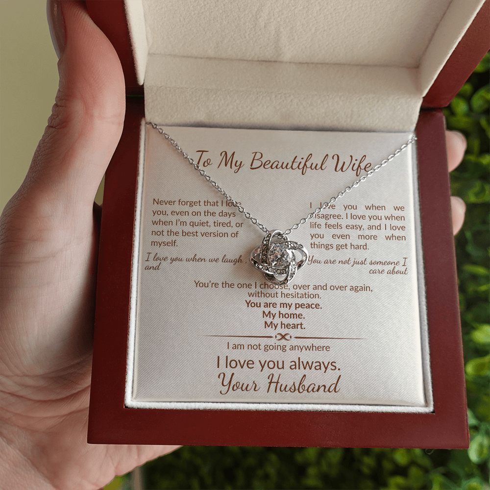 Never Forget That I Love You-Gift to My Wife