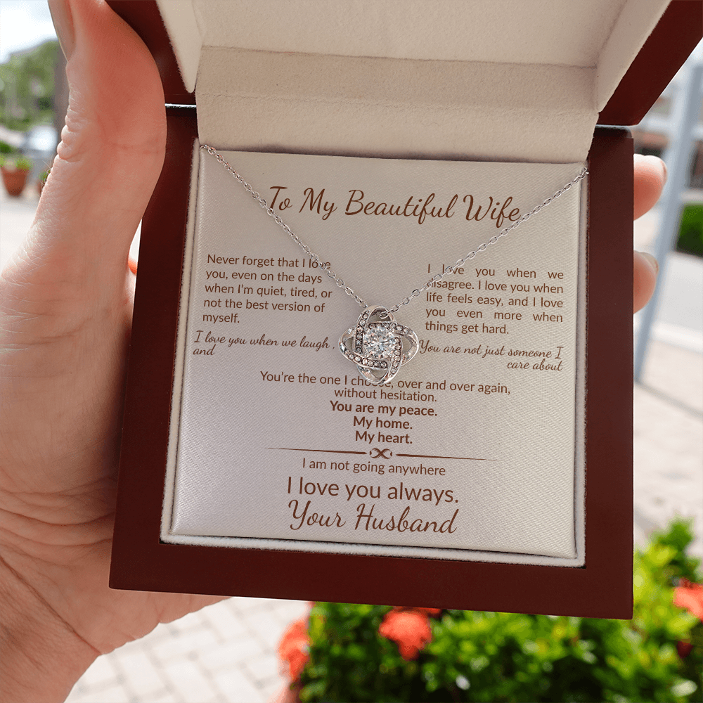 Never Forget That I Love You-Gift to My Wife
