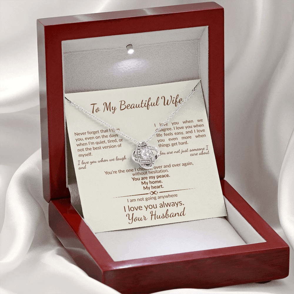 Never Forget That I Love You-Gift to My Wife