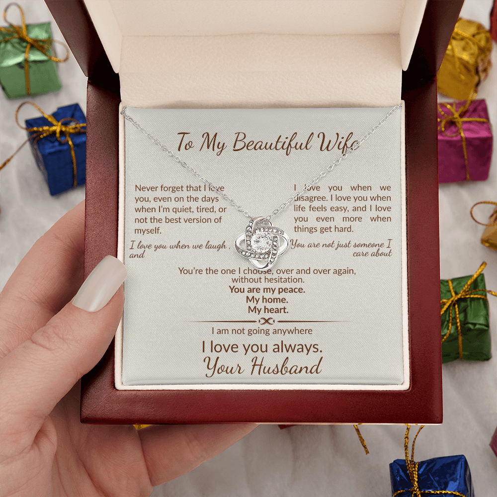 Never Forget That I Love You-Gift to My Wife