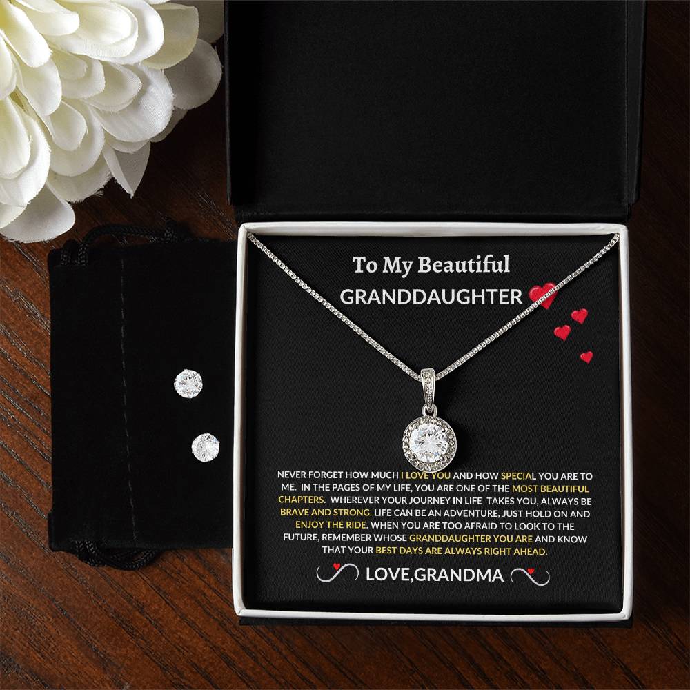 I  Love You Granddaughter| Elegant Necklace