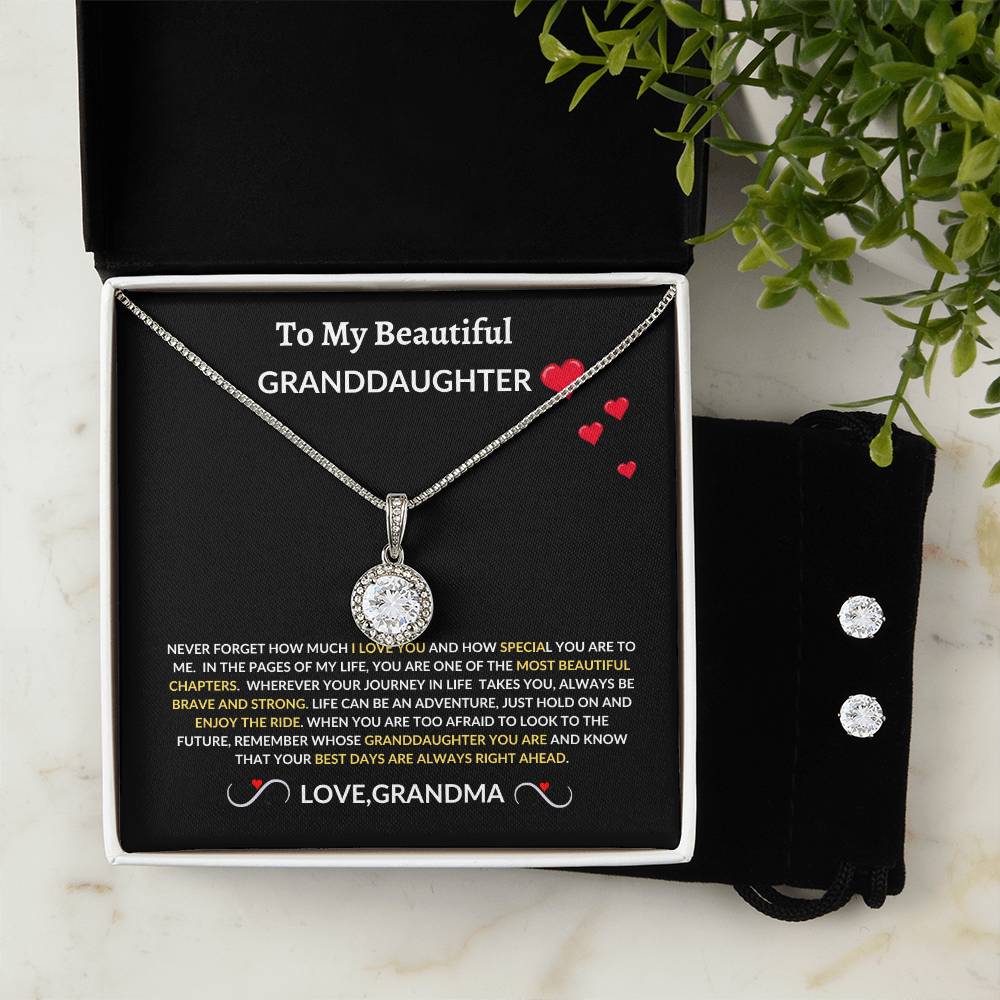 I  Love You Granddaughter| Elegant Necklace