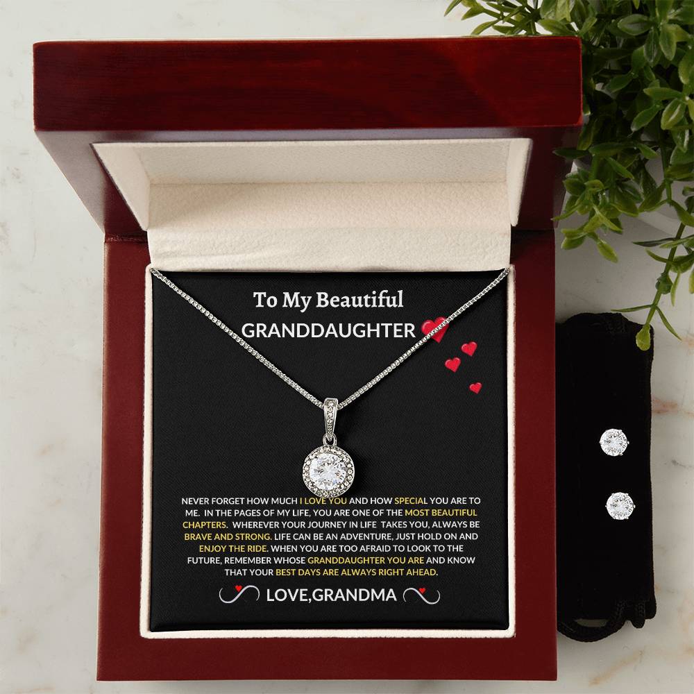 I  Love You Granddaughter| Elegant Necklace
