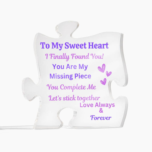 My Missing Piece-Acrylic Puzzle