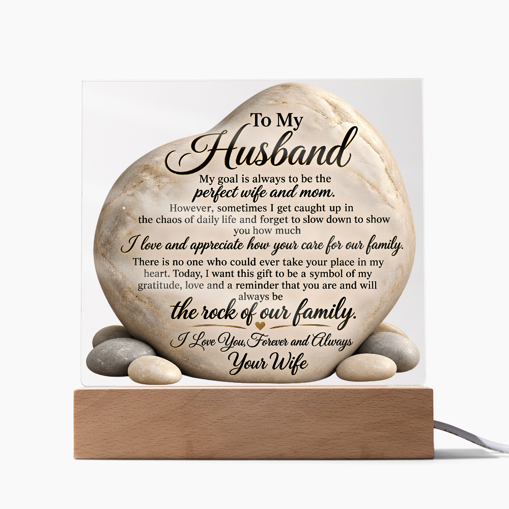 To My Husband, You Are My Rock