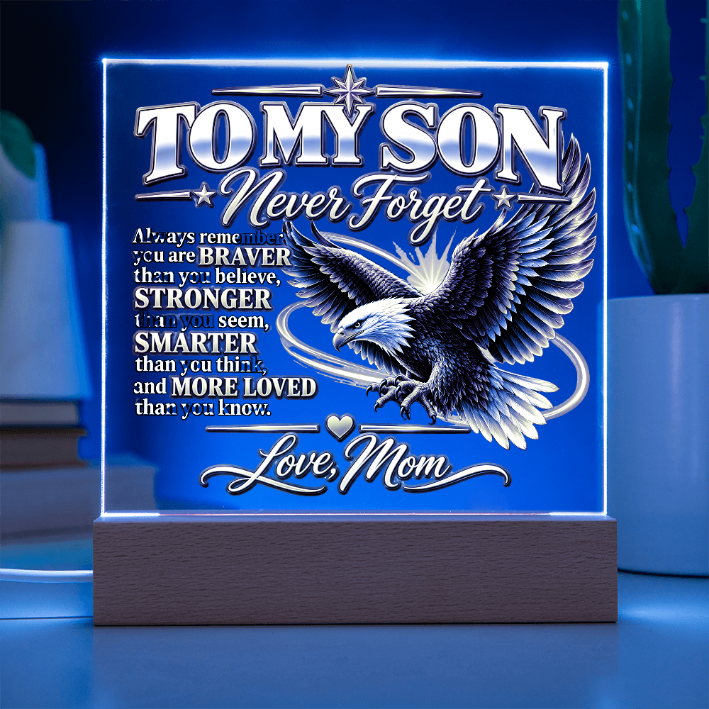 To My Son, Never Forget I Love You
