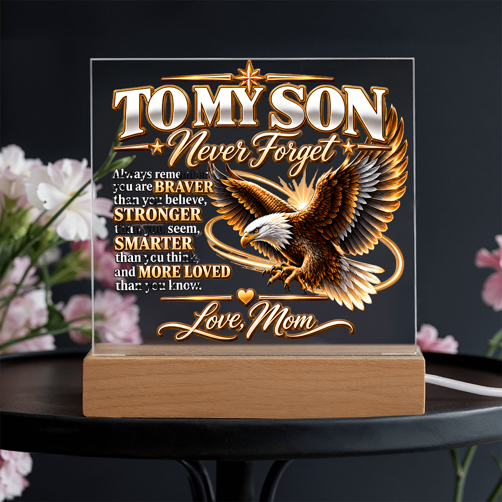 To My Son, Never Forget I Love You