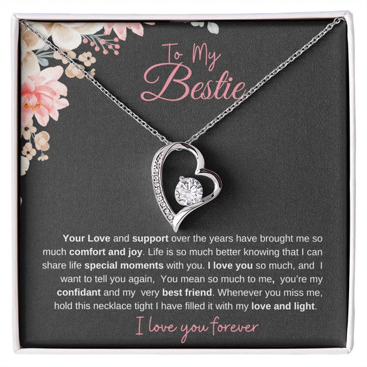 To My Bestie- Forever Necklace