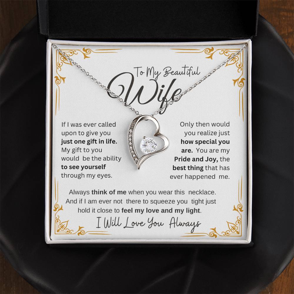 MY BEAUTIFUL WIFE I WILL ALWAYS LOVE YOU