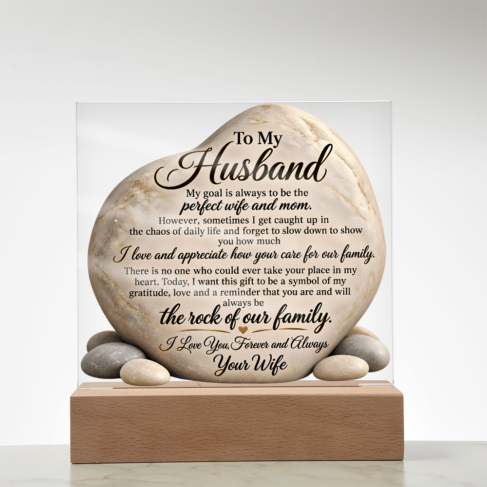 To My Husband, You Are My Rock