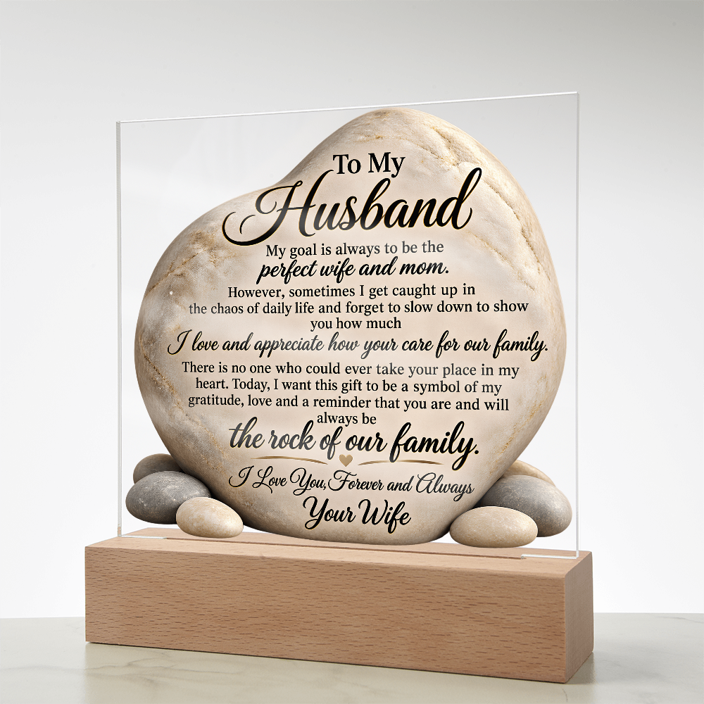 To My Husband, You Are My Rock