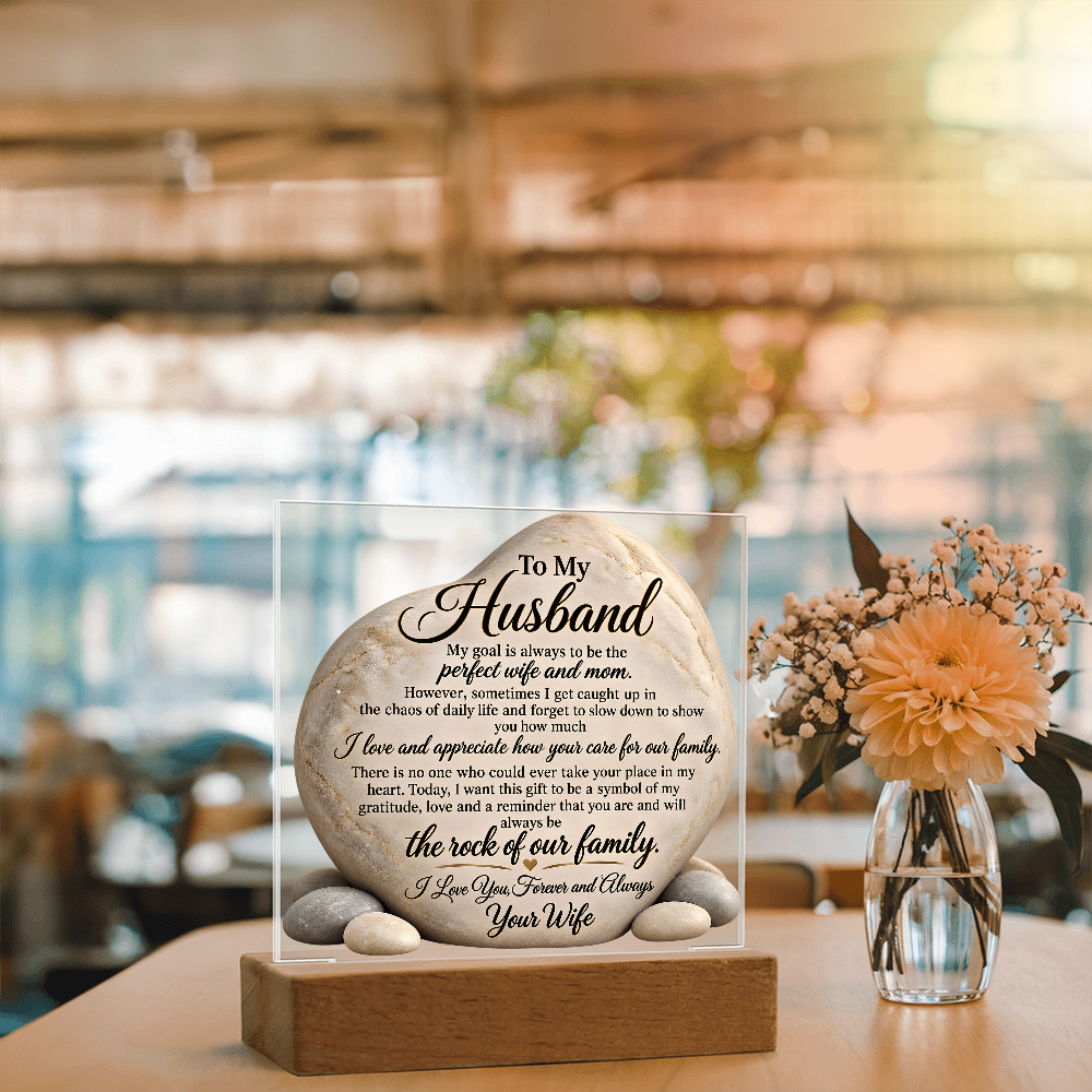 To My Husband, You Are My Rock