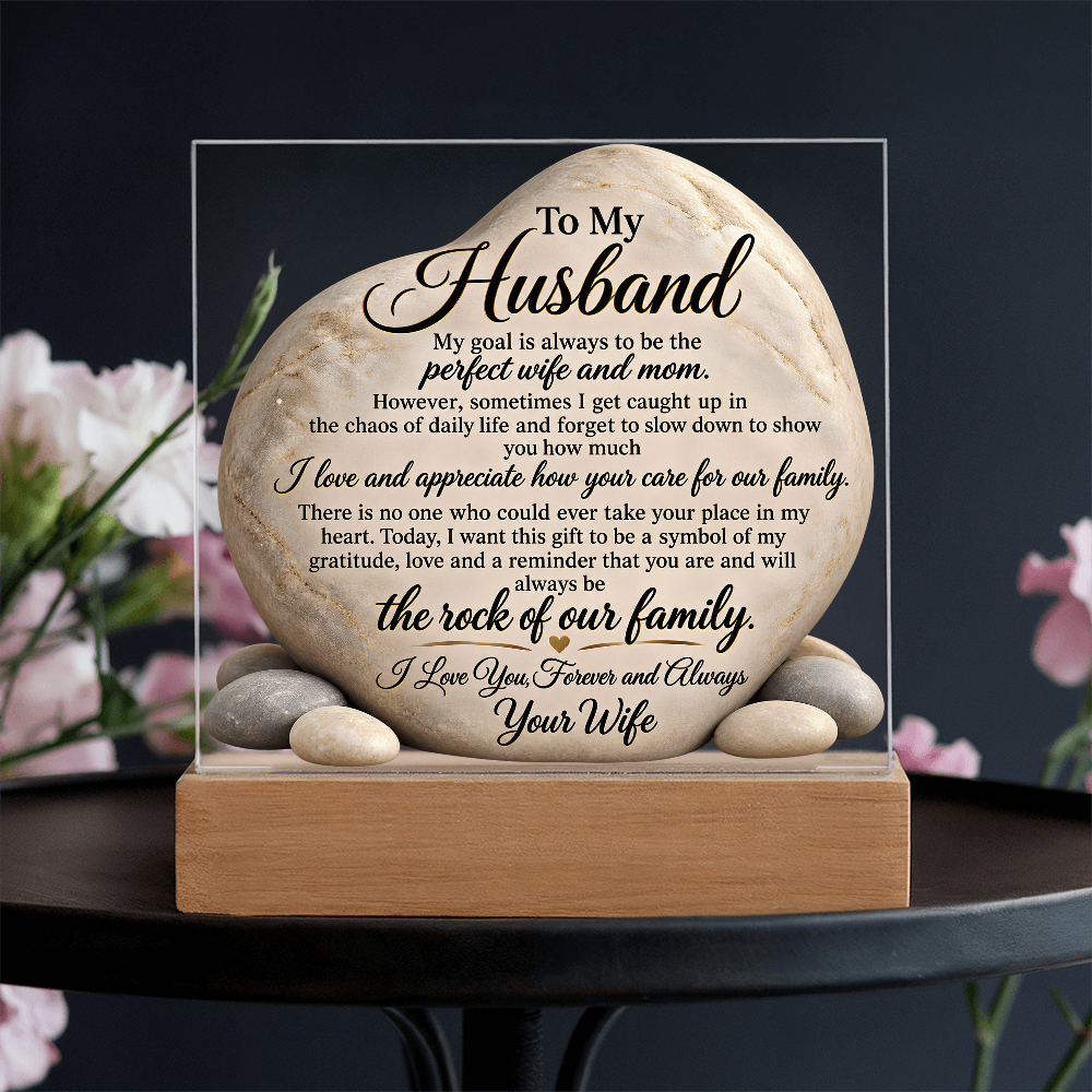 To My Husband, You Are My Rock