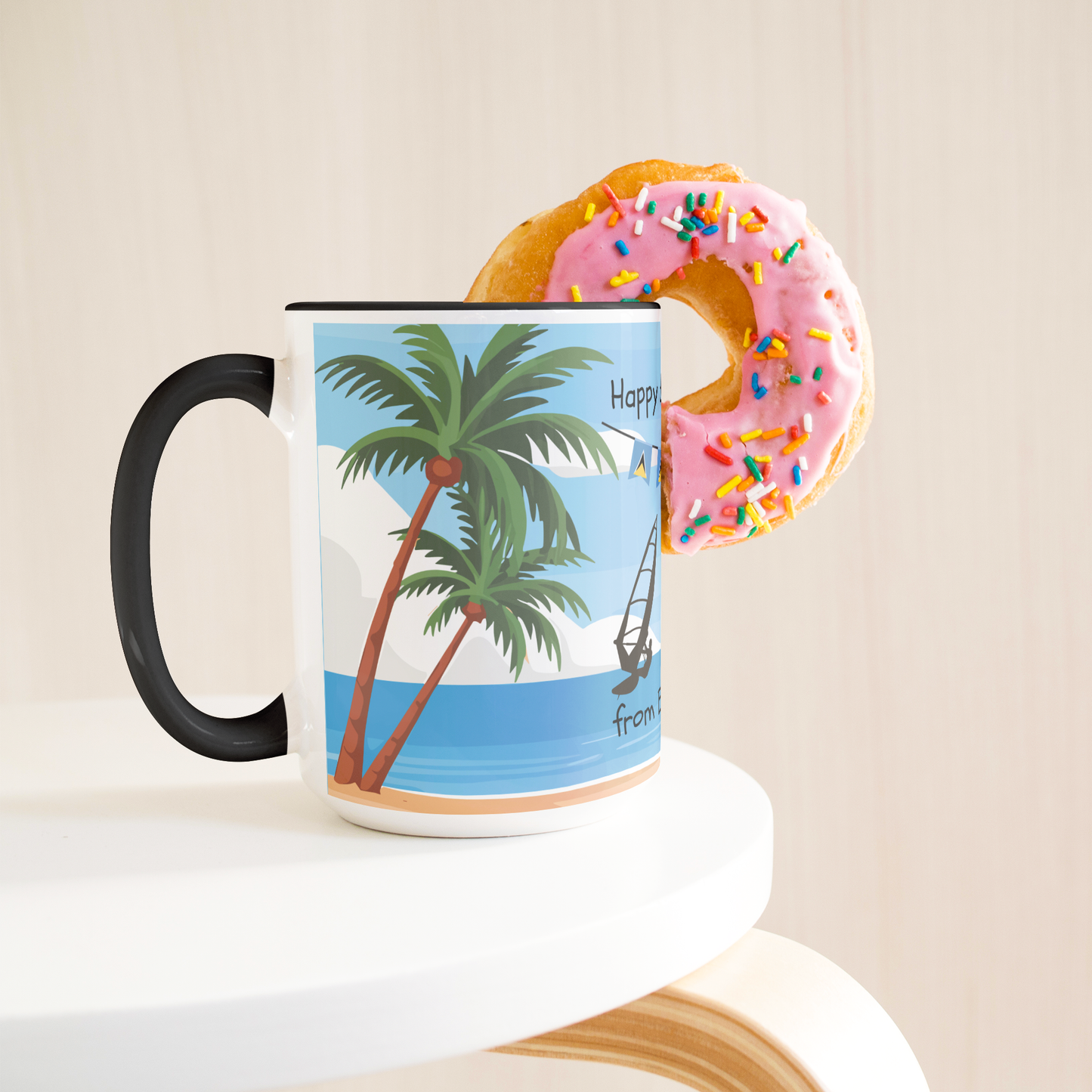 15oz Black Accent Mug